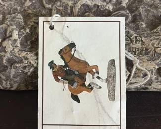 Native American Warrior on Horseback Sculpture by Daniel R. Montfort 