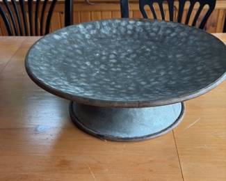 Galvanized Metal Cake Stand 