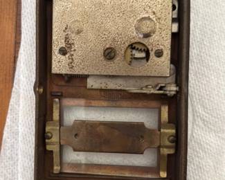 Antique Combination Lock Mailbox Door 