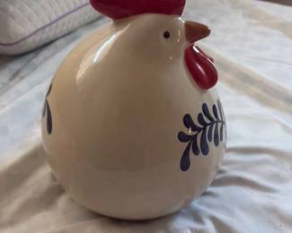 Ceramic Rooster Figurine 