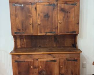 Rustic Pine Farmhouse Cabinet 