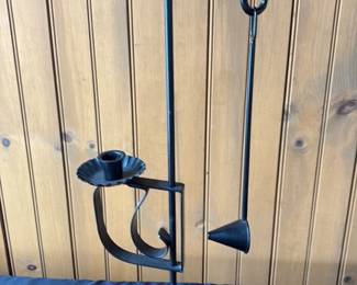 Wrought Iron Taper Candlestick Holder 