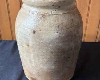 Antique Stoneware Butter Churn 