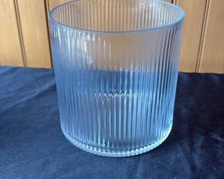 Vintage Fluted Glass Lamp Shade 