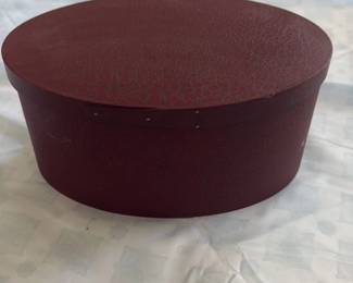 Antique Round Hat Box 