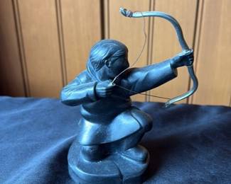 Antique Archer Figurine 