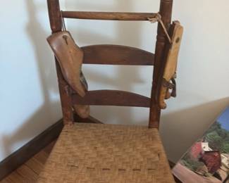 Antique Wooden Shoemaker's Last chair 