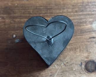 Vintage Heart Shaped Cookie Cutter 