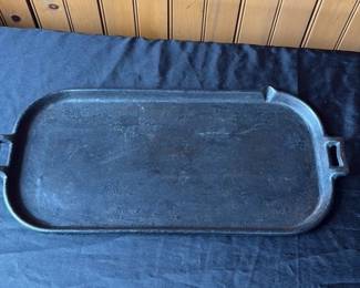 Vintage Cast Iron Griddle Pan 