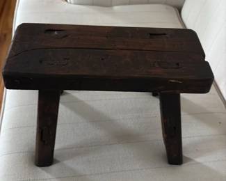Primitive Wooden Stool 