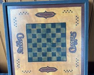 Decorative Checkers Board 