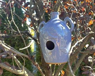 Ceramic Birdhouse with Handles 