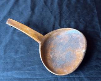 Antique Wooden Ladle or Spoon 