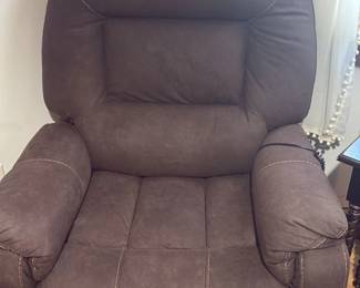 Brown Microfiber Recliner 