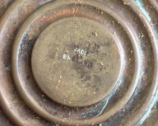 Antique Copper Kettle With Wooden Handles 