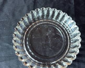 Vintage Glass Ashtray 