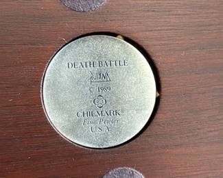 Chilmark "Death Battle" Pewter Sculpture 