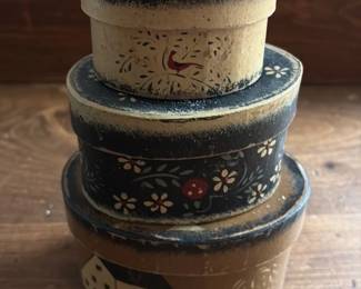 Shaker Style Wooden Spice Box 