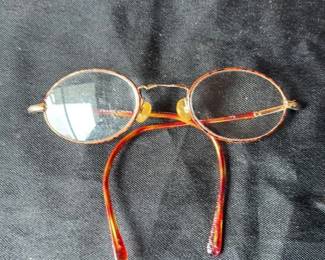 Vintage Round Wire-Rimmed Reading Glasses 