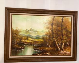 Vintage frame landscape