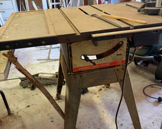 Vintage Working Table Saw