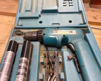 Makita drill with batteries and we have the charger too