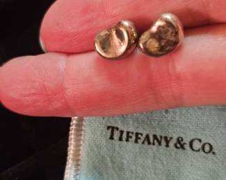 Matching bean earrings by Tiffany