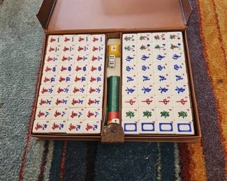 Mahjong set. Looks like it was never used. From Hong Kong. Vintage!