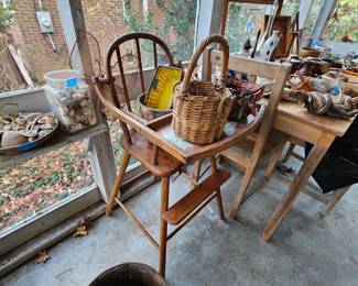 Antique Childs highchair