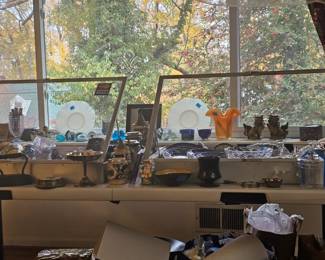 Many great finds under glass.