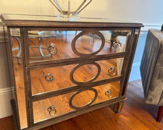 Pier 1 Mirrored Night Stand ( 2 available)