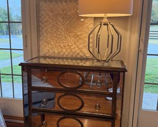 Pier 1 Mirrored Night Stand ( 2 available)