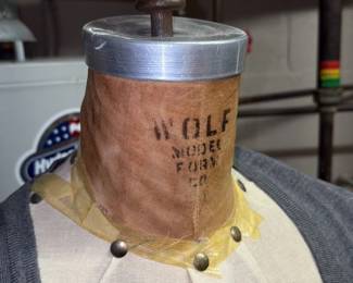 Vintage Wolf Model Form Dress Form Mannequin