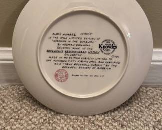 Norman Rockwell "Street Scene" Collector Plate