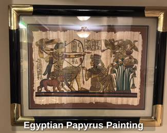 Egyptian Papyrus Painting