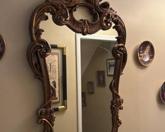 Ornate Gilt Rococo Mirror
