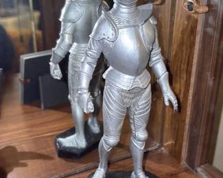 Vintage Display Cabinet with Assorted Collectibles