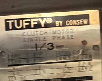 Industrial Serger Sewing Machine with TUFFY Clutch Motor