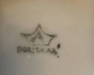 Porzellan Porcelain Vase with Floral Motif