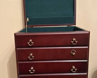 Gorham Sterling Silver Flatware Set in Mahogany Case