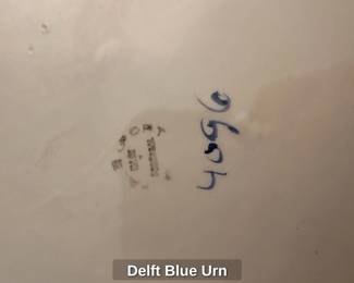 Delft Blue Urn