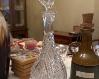 Crystal Decanter with Stopper