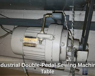 Industrial Double Pedal Sewing Machine Table