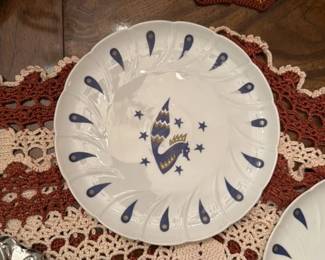 Jean Picart le Doux for Air France Limoges Porcelain Plate