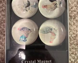 Apropos Home Collection Crystal Magnets - Rooster Design