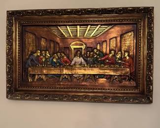 The Last Supper Relief Carving