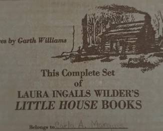 Laura Ingalls Wilder's Little House books Complete Set