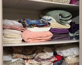 Assorted Linens and Textiles
