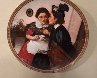 Norman Rockwell "The Gossip" Collector Plate