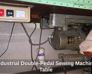 Industrial Double Pedal Sewing Machine Table